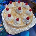 Madhumita Biswas Chakraborty's cooksnap of when they made হোয়াইট ফরেস্ট কেক(White Forest Cake recipe in bengali).
