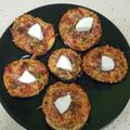 El cooksnap de Manolo Guerrero cuando hizo Berenpizza: mini pizzas de berenjena con mozzarella, tomate y bacon🧡.