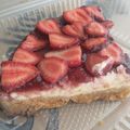 El cooksnap de Abril Benítez cuando hizo Cheesecake de frutos rojos.