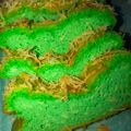 Cooksnap dari Ainun Alvin Nikma untuk resep Bolu Pandan Keju Almond -Keto
