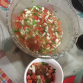 El cooksnap de Daniela Umpierrez Piegas cuando hizo Salsa criolla.
