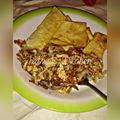 Hauwa Rilwan's cooksnap of when they made Fried sweet potatoes with fried eggs.