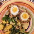 El cooksnap de Sara Medrano Echanove cuando hizo Huevos escoceses.