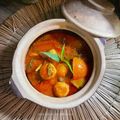 Cooksnap Salina Jalaludin semasa beliau membuat Asam Pedas Telur Asin.
