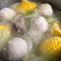 Rowena Tsang 的 玉米丸子排骨湯 cooksnap