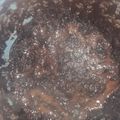 El cooksnap de Valen cuando hizo Brownie de chocolate en taza sin huevo y sin leche.