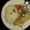 El cooksnap de Víctor Aguilera cuando hizo Tilapia con champiñones en salsa de albahaca.