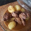 El cooksnap de Vicente cuando hizo Carrilleras al pimentón con patatas Thermomix para 2.