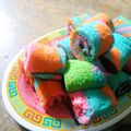 Cooksnap dari Musyarofah untuk resep Roti gulung rainbow kukus