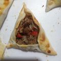 El cooksnap de Andrea Godoy cuando hizo Empanadas Árabes.