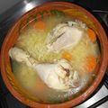 El cooksnap de Carolina cuando hizo Caldillo de piernas de pollo las Correa del Ocote. Jalisco México.
