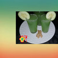 Princess Amrah's cooksnap of when they made Cucumber and ginger juice by salma.s.Adam.