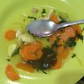 Cooksnap dari Syara Aini Syifa untuk resep Sup sederhana no minyak buat anak lagi batuk