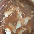 El cooksnap de Sara García Ramajo cuando hizo Sopa de lasaña.