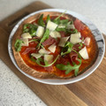 El cooksnap de Ainoa Doñas cuando hizo Pizza con masa de piadina.