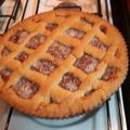 El cooksnap de veronica valeria silva cuando hizo PASTA FROLA MITAD MEMBRILLO Y MITAD BATATA 🤗😋 (elaborada solo con harina común y polvo de hornear).