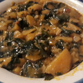  Amaka iheke's cooksnap of when they made Plantain porriage with dry scent leaf.
