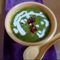 Dhanashree Phatak's cooksnap of when they made क्रीम आफ स्पिनच सूप...पालक सूप. (palak soup recipe in marathi).
