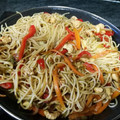 El cooksnap de Mari Trini Hernandez Peñalva cuando hizo Espaguetis orientales 🇨🇳.