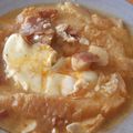 El cooksnap de Carmen cuando hizo Sopa castellana.