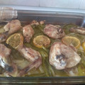El cooksnap de Miguel Angel cuando hizo Pollo asado con limón y tomillo.