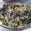 El cooksnap de Ana María García cuando hizo Pastel de espinacas y arroz con jamón.