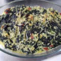 El cooksnap de Ana María García cuando hizo Pastel de espinacas y arroz con jamón.