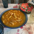 El cooksnap de Omar Ruiz Muñoz cuando hizo Langostinos con salsa al estilo Costa Brava.