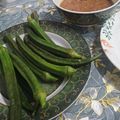 Cooksnap Najwa 🌱 semasa beliau membuat Bendi Air Asam.