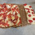 El cooksnap de Maialen Mai Mai Mai cuando hizo Pizza “ibérica” con base de brócoli.