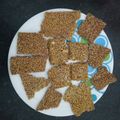 Bina Talati's cooksnap of when they made તલ ની ચીકી (Til Chikki Recipe In Gujarati).
