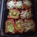 El cooksnap de Luci cuando hizo Morrones rellenos.