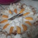 El cooksnap de Maria Llaja cuando hizo Torta de tres leches.