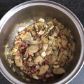 El cooksnap de Malagueña salerosa cuando hizo Champiñones con taquitos de jamón y cebollita.