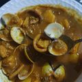 El cooksnap de anabel cuando hizo Guiso de patatas con chipirones y gambas.