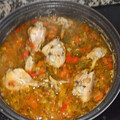 El cooksnap de Julián cuando hizo Muslos de Pollo en Salsa Confinada.