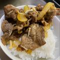 菜編 的 騙白飯的壽喜燒style 牛小排丼 cooksnap