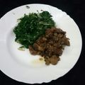 sati.arthur's cooksnap of when they made Grilled beef,Kenyan greens & white rice.