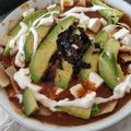 El cooksnap de Esme Rodríguez cuando hizo Sopa azteca.