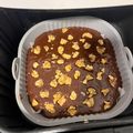 El cooksnap de Marieta cuando hizo Brownie con nueces en airfryer.