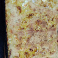 El cooksnap de Yazmin Olivo cuando hizo Sopa paraguaya (torta de queso salada sin gluten).