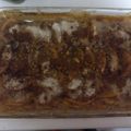 El cooksnap de Claudia cuando hizo Manzanas con sémola al horno.