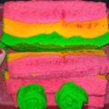 Cooksnap dari Dwi Wahyuningsih untuk resep Bolu gulung mini rainbow - Rainbow Rollcake #beresclover