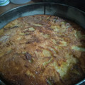 El cooksnap de Mica Clavijo cuando hizo Torta de manzana invertida.