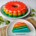 Cooksnap dari DyahWuLan Bae untuk resep Pudding pelangi