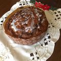 El cooksnap de Ale Castillo cuando hizo Pan de Pascua (queque de Navidad).