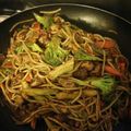 El cooksnap de Rosalina Valdez cuando hizo Chow mein de pollo.