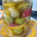 El cooksnap de Mayra Gòmez cuando hizo Repollitos en escabeche.