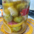 El cooksnap de Mayra Gòmez cuando hizo Repollitos en escabeche.