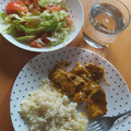 El cooksnap de Liliam Miranda cuando hizo Pollo al curry con leche de coco.
